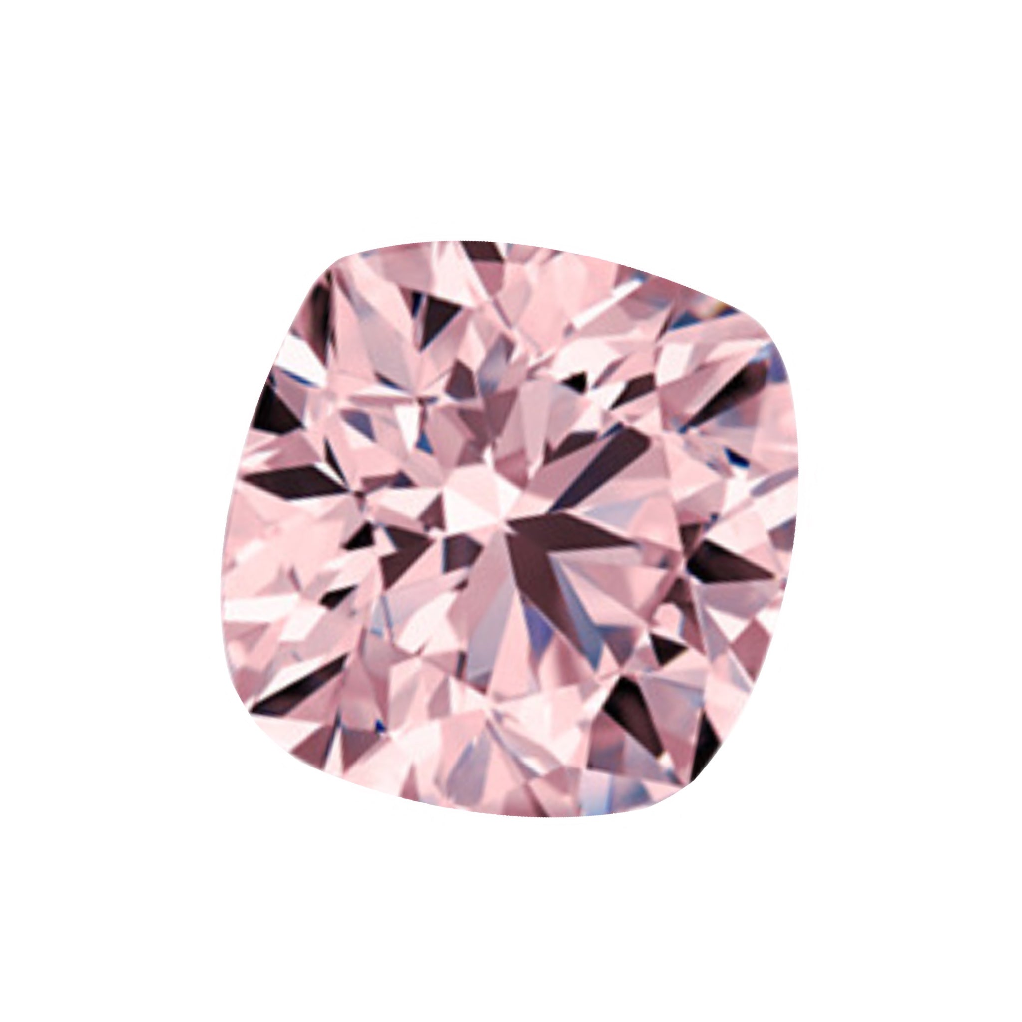 3.48 Carat Cushion Cut Lab-Grown Pink Diamond –
