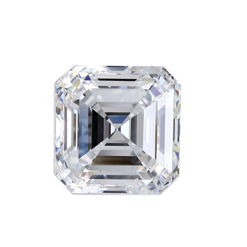 4.04 Carat Asscher Cut Lab-Grown Diamond