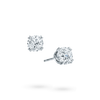 Round Brilliant Natural Diamond Earstud.