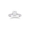 Kattie Emerald Cut Engagement Ring Setting