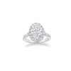 FullMoon Oval Cut Pavé Engagement Ring
