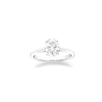 Classic Oval Cut Diamond Engagement Ring