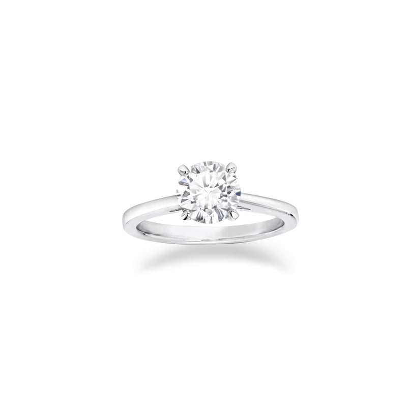 Classic Round Brilliant Diamond Engagement Ring Setting